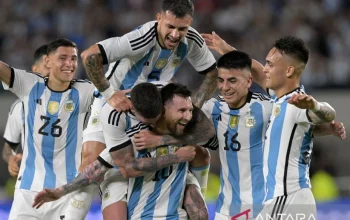 Argentina Bangkit dari Keterpurukan, Messi Pencetak Gol Penentu