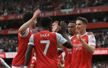 Arsenal Unggul 6 Poin Sementara dari Manchester City Setelah Gilas Fulham 3-0