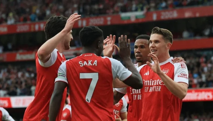 Arsenal Unggul 6 Poin Sementara dari Manchester City Setelah Gilas Fulham 3-0