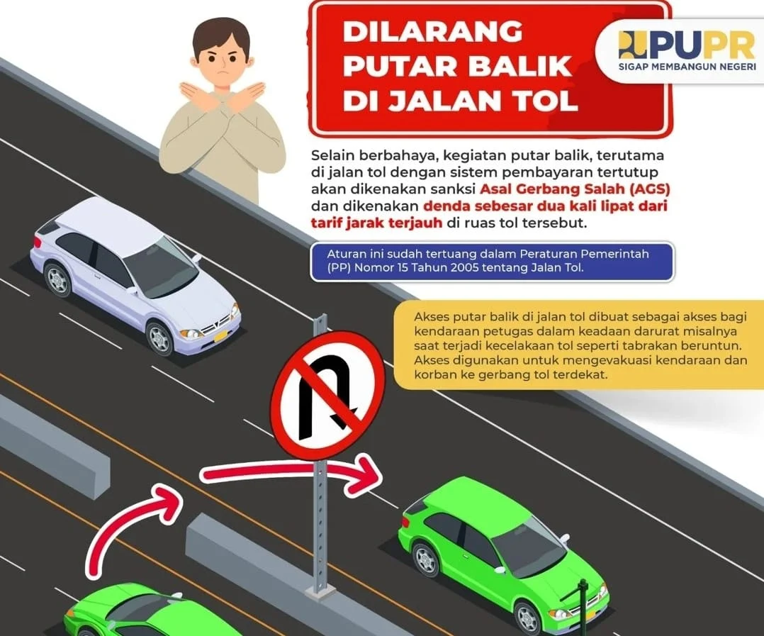 Bahaya Fatal di Jalan Tol: Mengapa Putar Balik Bisa Menjadi Bencana