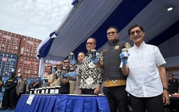 Bea Cukai dan Polri Gagalkan Ekspor Ilegal 3,4 Ton Merkuri Cair Senilai Rp17,5 Miliar