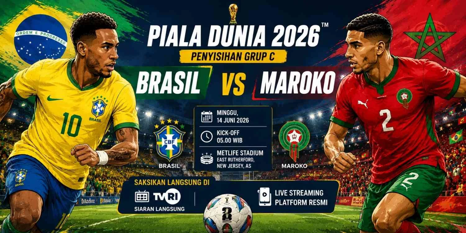 Brasil vs Maroko: Pertarungan Sengit di Piala Dunia 2026