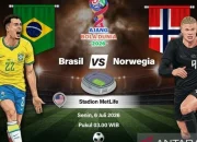 Brasil vs Norwegia di Piala Dunia 2026: Erling Haaland Jadi Pahlawan dengan Dua Gol