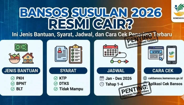 Cek Bansos Juli 2026: Cara Cek Penerima Bansos dan Jadwal Pencairan
