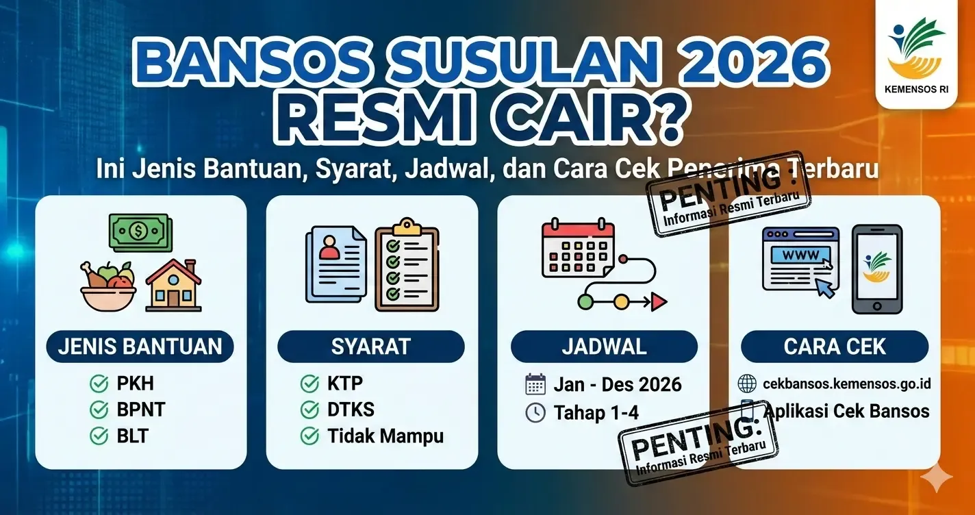 Cek Bansos Juli 2026: Cara Cek Penerima Bansos dan Jadwal Pencairan
