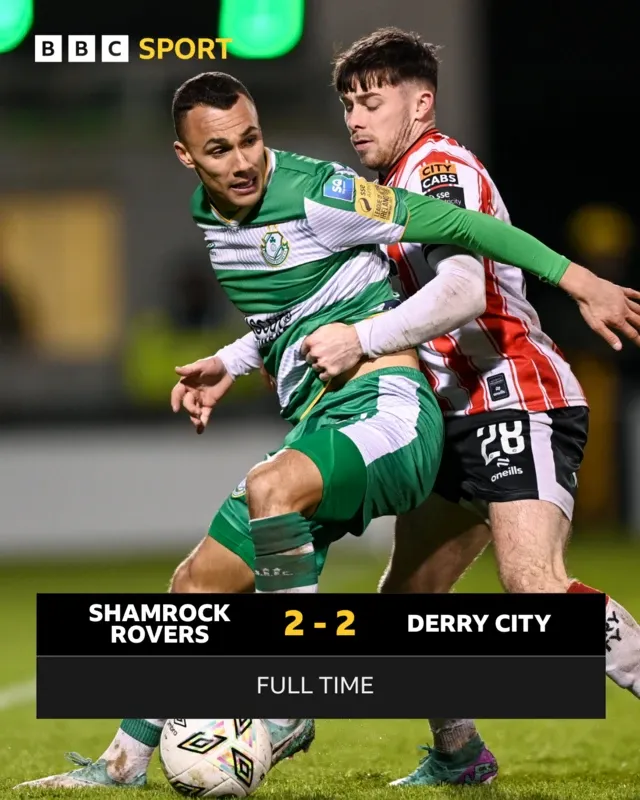 Derry City vs Shamrock Rovers: Pertarungan Sengit di Liga Irlandia
