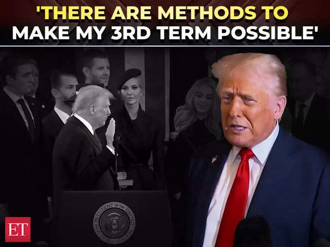 Donald Trump Jokes About Running for Third Term as US President