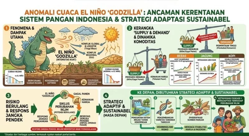 El Niño 'Godzilla' Mengancam: Apa yang Terjadi pada Harga Pangan dan Cuaca?