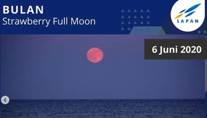 Fenomena Strawberry Moon: Mengenal Konjungsi Saturnus dan Bulan