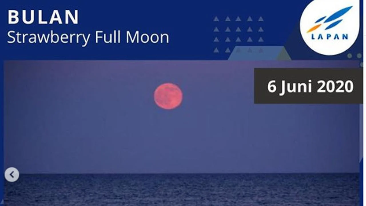Fenomena Strawberry Moon: Mengenal Konjungsi Saturnus dan Bulan