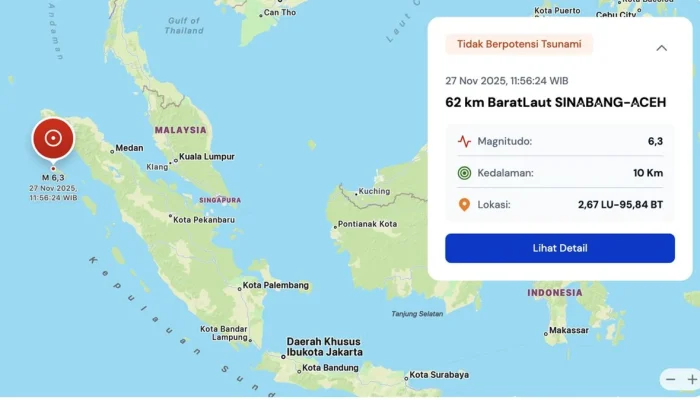 Gempa Bumi Mengguncang Berbagai Wilayah, Dari Aceh Hingga Sulawesi Utara