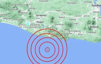 Gempa M5,6 Guncang Pacitan Jawa Timur, Getaran Terasa Hingga Yogyakarta