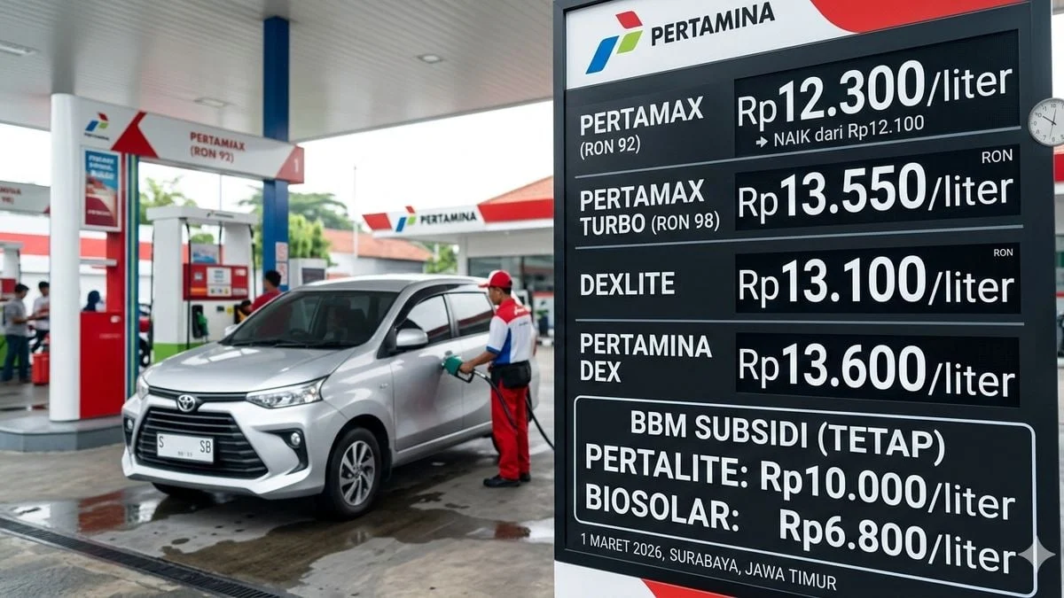 Harga BBM Pertamina Terbaru: Pertamax Tidak Turun Meski Harga Minyak Dunia Turun