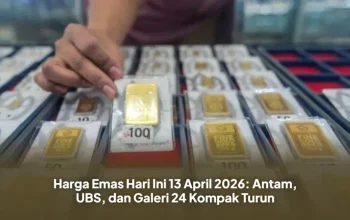 Harga Emas Antam dan Galeri 24 Turun, Ini Daftar Harga Emas Terbaru