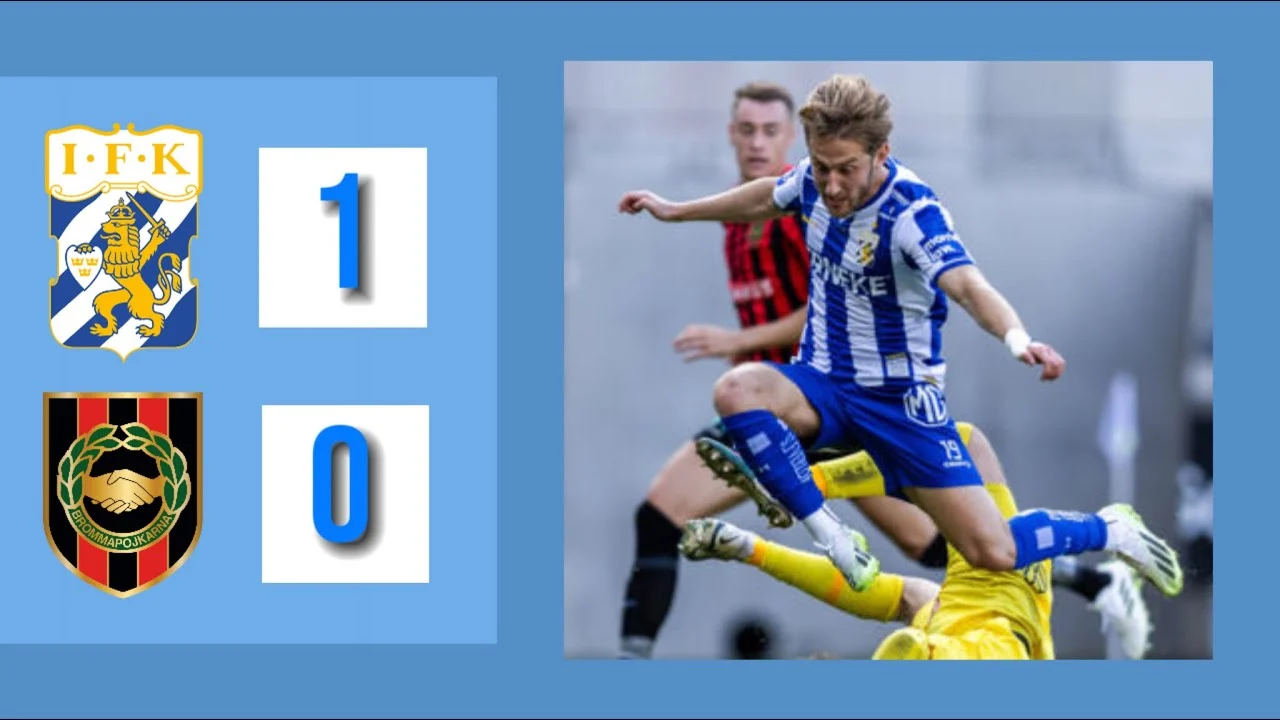 IFK Göteborg Mengalahkan Brommapojkarna dengan Skor 2-1 di Allsvenskan