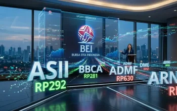 IHSG Bertahan di Level 6.000, BBCA dan BRI Jadi Jagoannya