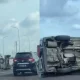 Kecelakaan Maut di Tol Jagorawi: Mobil SUV Terguling Setelah Menabrak BYD