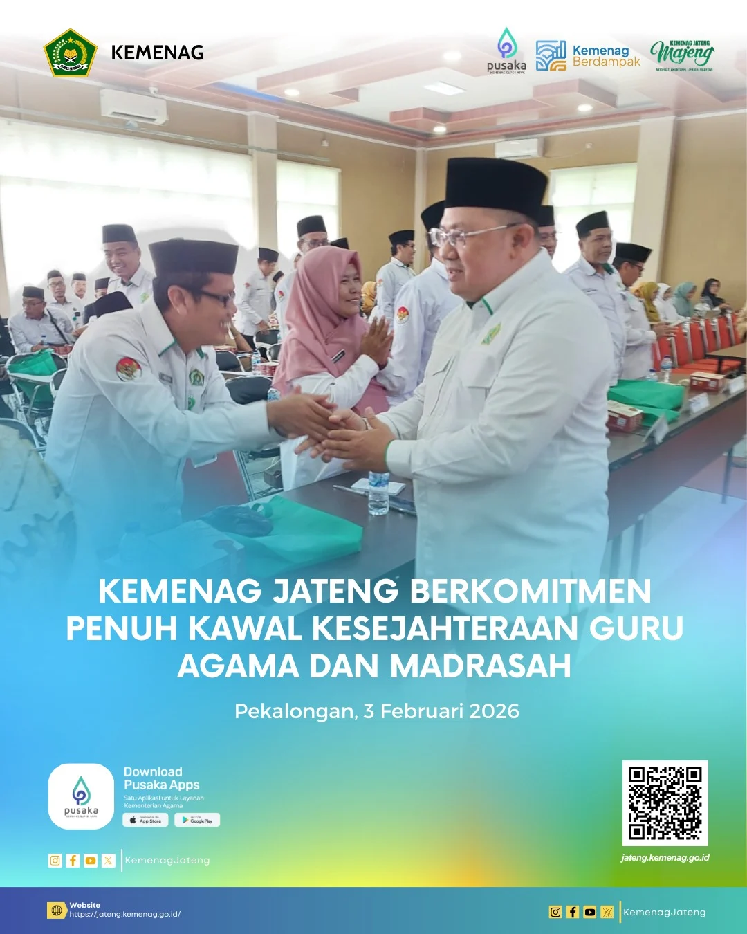 Kementerian Agama Berkomitmen Melawan Korupsi dan Mendukung Guru Madrasah