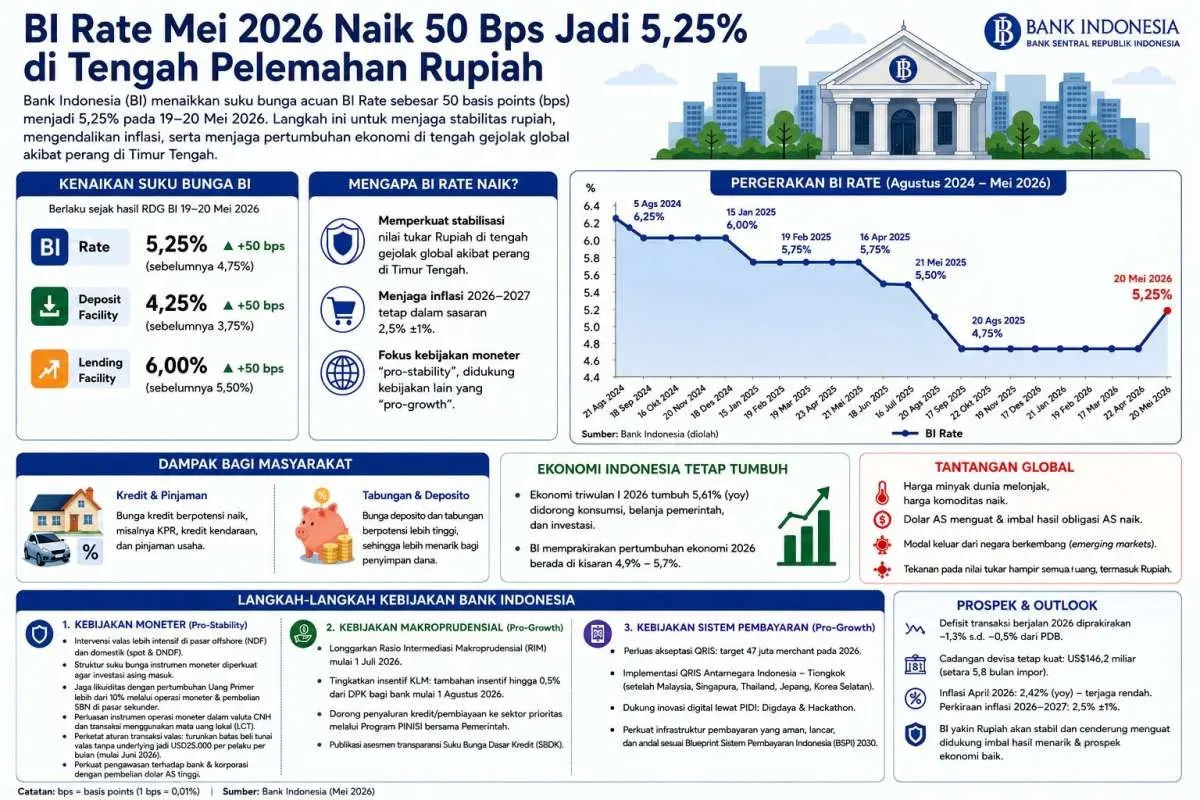 Kenaikan BI Rate: Antara Stabilitas Ekonomi dan Beban Masyarakat