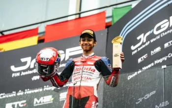 Kiandra Ramadhipa Siap Menghadapi Balapan Moto3 Junior di Jerez