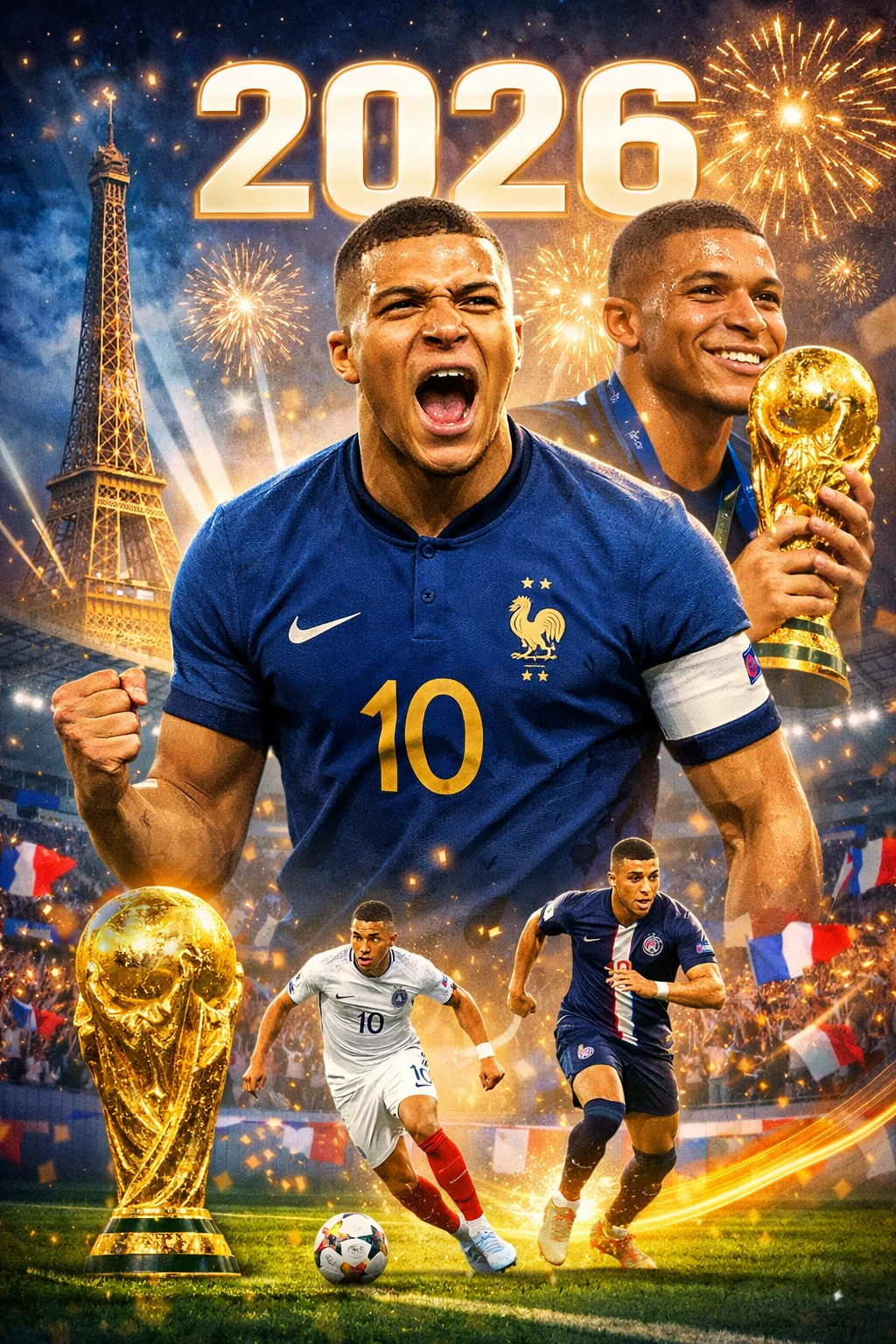 Kylian Mbappé Pemain Bintang Piala Dunia 2026