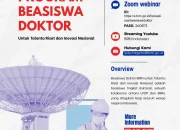 LPDP Buka Pendaftaran Beasiswa Doktor untuk Talenta Riset dan Inovasi Nasional 2026
