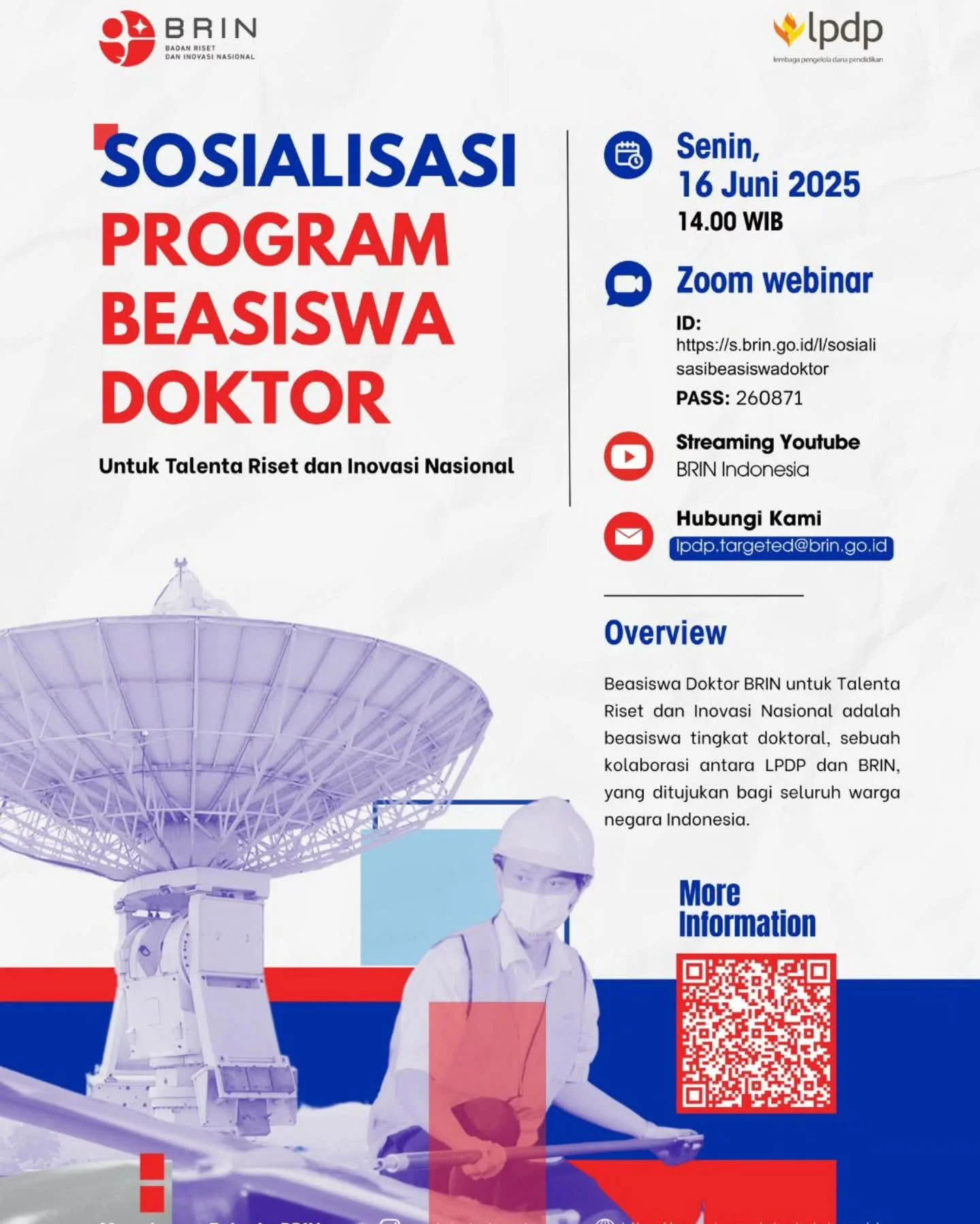 LPDP Buka Pendaftaran Beasiswa Doktor untuk Talenta Riset dan Inovasi Nasional 2026