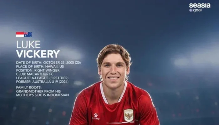 Luke Vickery Resmi Menjadi WNI, Siap Perkuat Timnas Indonesia