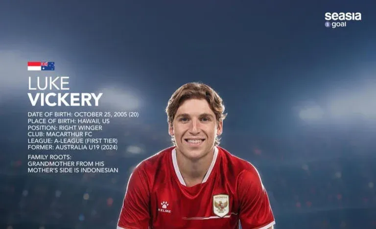 Luke Vickery Resmi Menjadi WNI, Siap Perkuat Timnas Indonesia