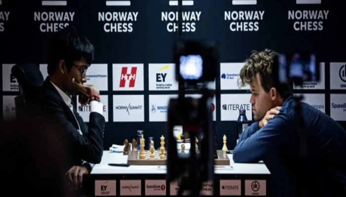 Magnus Carlsen Ditinggalkan, Praggnanandhaa Raih Kemenangan di Norway Chess