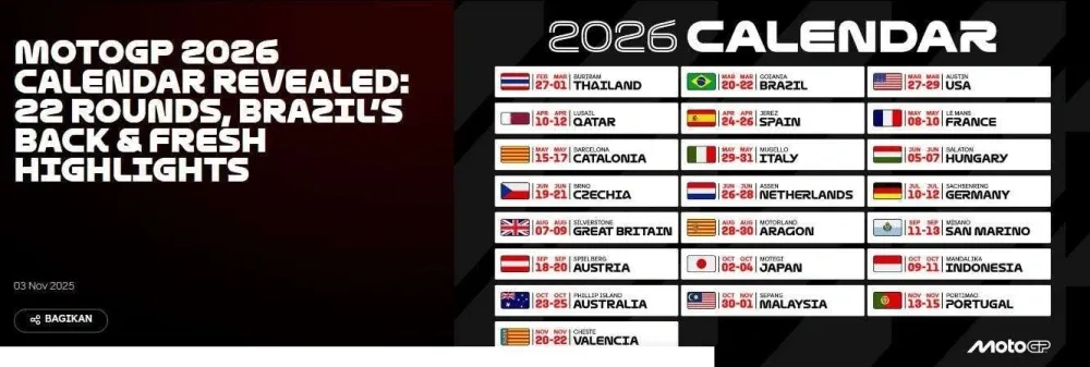 MotoGP Jerman 2026: Jadwal Lengkap dan Persaingan Sengit di Sachsenring