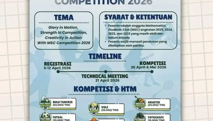 MSc 2026: Berbagai Kemajuan dan Pengembangan di Berbagai Bidang