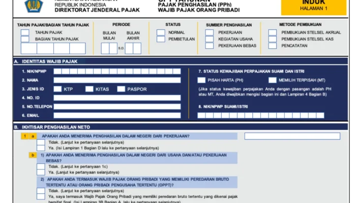 Pajak Mengalami Perubahan: 300 Ribu Orang Salah Isi SPT Pajak dan 1,85 Juta Orang Nunggak