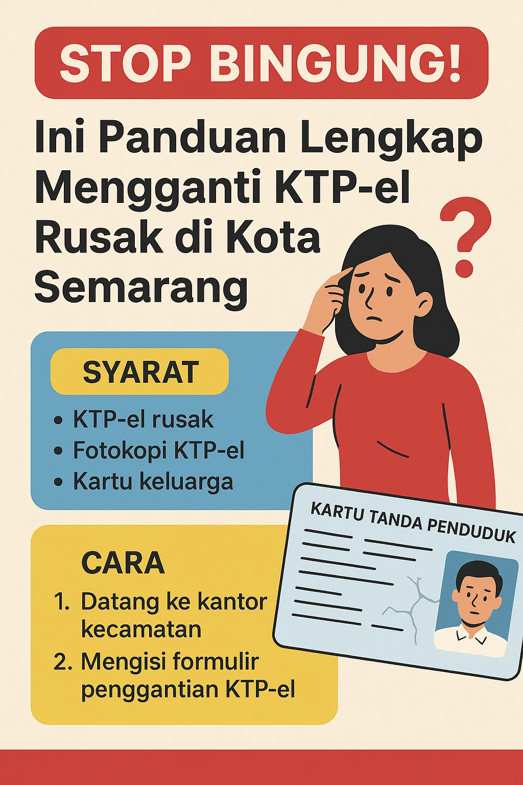 Panduan Lengkap Mengganti Foto KTP-el dan Cetak Ulang KTP Hilang atau Rusak