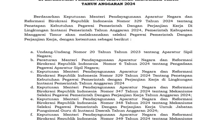 Pegawai Pemerintah dengan Perjanjian Kerja Menghadapi Tantangan Baru