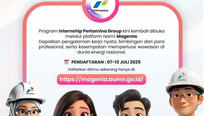 Pertamina Siapkan Program Internship 2026 untuk Lulusan Baru