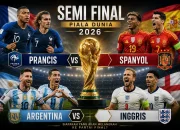 Pertandingan Sengit: Prancis vs Spanyol di Semifinal Piala Dunia 2026