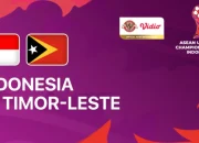 Pertandingan Timnas Indonesia vs Timor Leste di Piala AFF 2026, Jadwal dan Prediksi