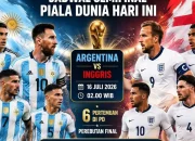 Pertarungan Sengit di Semifinal Piala Dunia: Argentina Vs Inggris