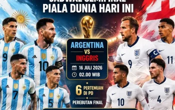 Pertarungan Sengit di Semifinal Piala Dunia: Argentina Vs Inggris