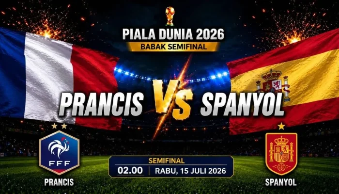 Prancis vs Spanyol: Pertarungan Sengit di Semifinal Piala Dunia 2026