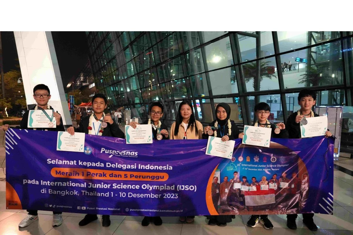 Prestasi Gemilang Puspresnas OSN, Indonesia Raih Banyak Medali di Ajang Internasional