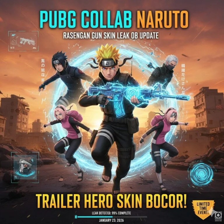 PUBG Mobile Rilis Trailer Naruto Shippuden: Integrasi Anime dengan Gameplay