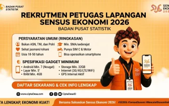 Rekrutmen Mitra BPS: Peluang dan Tantangan di Balik Sensus Ekonomi 2026
