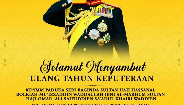 Sultan Brunei Rayakan Ulang Tahun ke-80 dengan Pesta Rakyat dan Ucapan Selamat