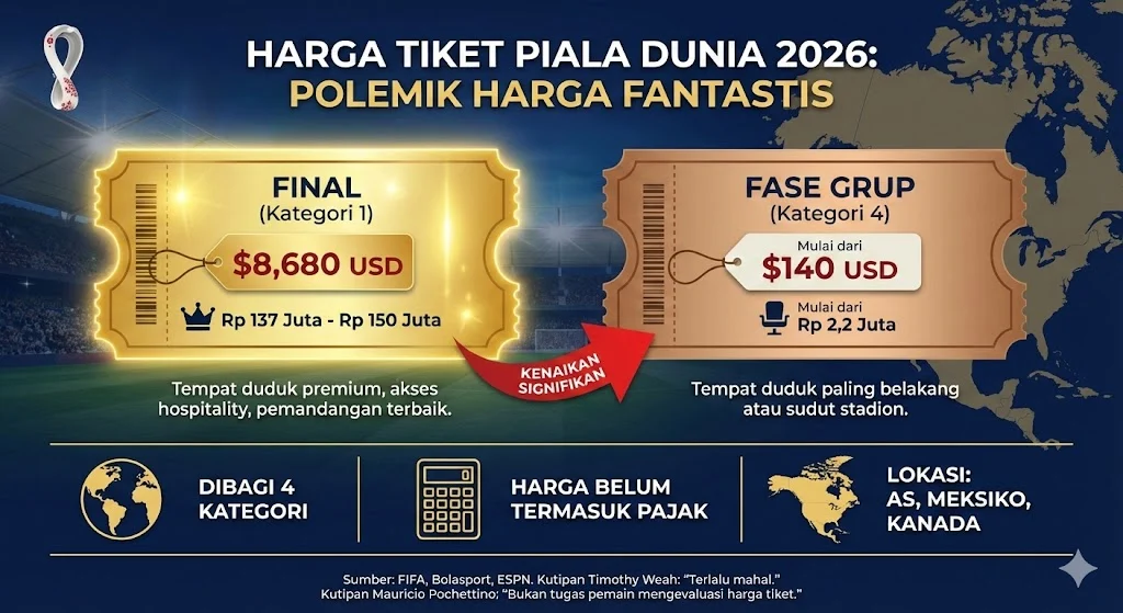 Timothy Weah dan Kiprahnya di Piala Dunia 2026