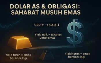 USD Hari Ini: Dolar AS Menguat, Emas dan Perak Melemah