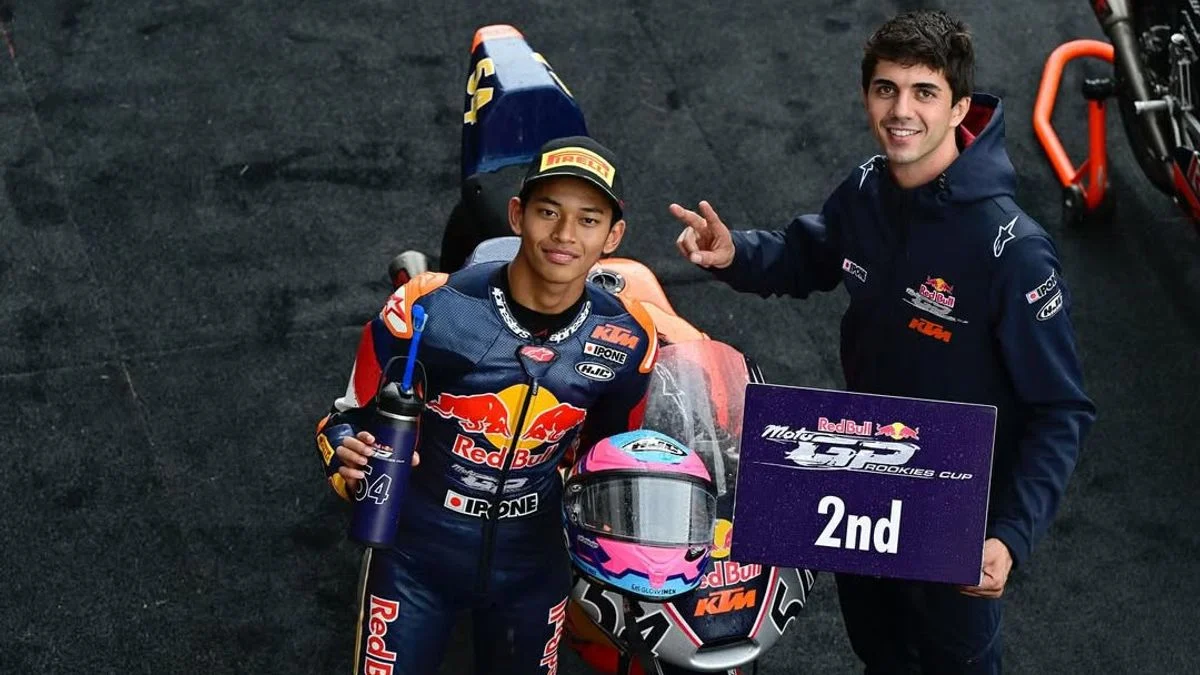 Veda Ega Pratama Siap Tantang di Moto3 Jerman 2026 dengan Bekal Pengalaman Red Bull MotoGP Rookies Cup