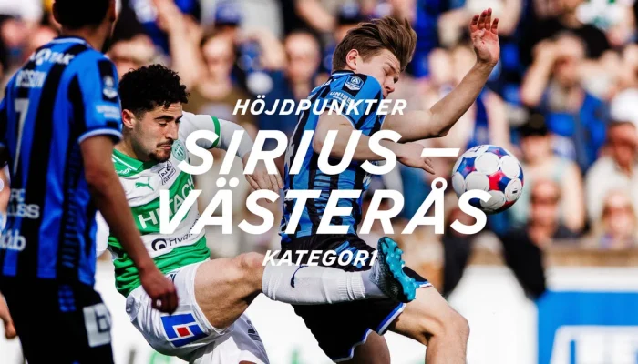 Allsvenskan: Sirius Terjegal, Vasteras Balas Dendam