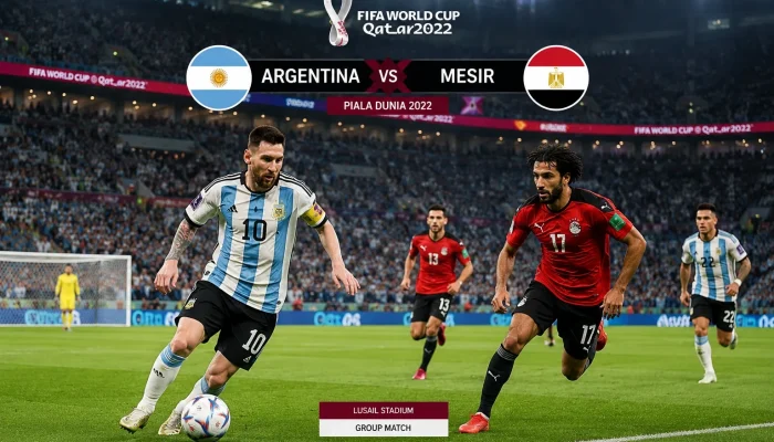 Argentina vs Mesir: Drama Sepak Bola di Piala Dunia 2026
